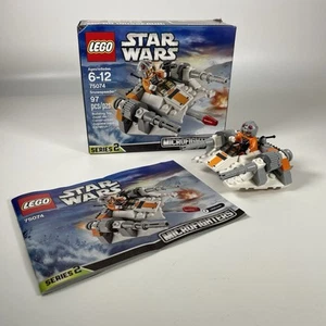 74075 Lego Star Wars Snowspeeder Microfighter Serie 2 con Caja e Instrucciones - Imagen 1 de 5