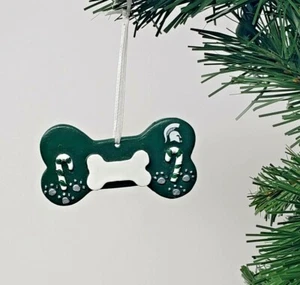 MICHIGAN STATE SPARTANS HUNDKNOCHEN ORNAMENT 3" SPOT FOR NAME  - Bild 1 von 1