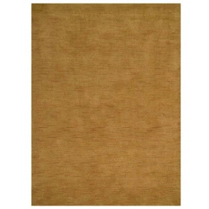 Eco-Friendly Hand Knotted Loom Wool Area Rug Solid Gold BBH Homes BBL00111L0012 - Picture 1 of 136