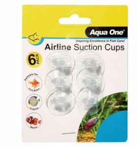 Aqua One Airline Suction Cups 6 Pack 25mm 19104 - Picture 1 of 2