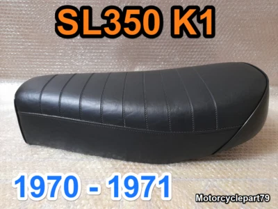 Honda SL 350 SL350K1 SL350 K1 1970-1971 sillín de asiento estilo clásico mercado de accesorios. Foto 1 de 4