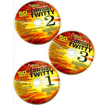 CONWAY TWITTY COUNTRY KARAOKE CHARTBUSTER CD+G VOL-5073 NEW IN WHITE SLEEVES - Image 1 of 2