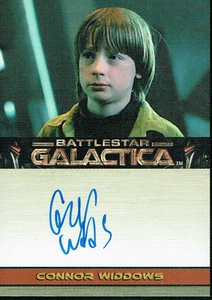 BATTLESTAR GALACTICA PREMIERE EDITION AUTOGRAPH CARD CONNOR WIDDOWS AS BOXEY - Foto 1 di 1