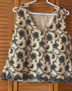 Sleeveless Semi-Formal Top, Handmade - Picture 1 of 7