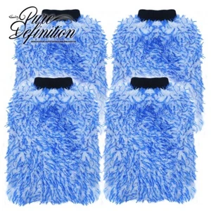 Microfibra Wash Mitt X 2 Lujo Lavado de Automóviles Detalles Limpieza Definición Pura - Imagen 1 de 7