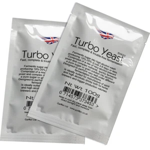 2 x Turbo Yeast SW20 100g 23L High Alcohol Wine Spirit Vodka 19-20% in 3-5 days - Picture 1 of 2