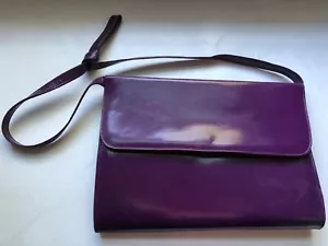 Women’s Rare Vintage Purple Marcella Purse made in Spain - Picture 1 of 12