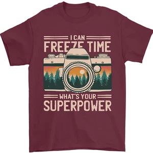 T-Shirt Pour Homme Photographe Photographie En Coton 100% - Picture 1 of 104