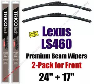Paquete de 2 limpiaparabrisas cuchillas de haz limpiaparabrisas premium - apto para Lexus LS460 2007 - 19240/170 - Imagen 1 de 1