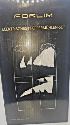 Forlim  Sangcon Gravity Electric Pepper Mill Set Model KDL-546X-L-WB - Image 1 of 4