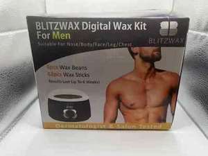 Blitzwax Digital Wax Kit For Men- Nose/Body/Face/Leg/Chest - Picture 1 of 4