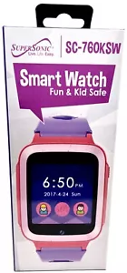 Kids Smart Watch With Built-In GPS And Wi-Fi Features - SuperSonic - Picture 1 of 6