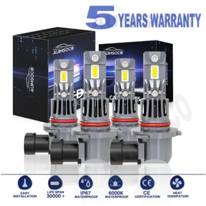 For Cadillac ATS Sedan 4-Door 2013-2019 LED Headlight High Low Bulbs Xenon White - Picture 1 of 14