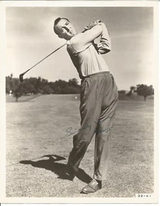 Autographed 8 x 10 Photo of PGA Champion Vic Ghezzi JSA Authenticated - Picture 1 of 2