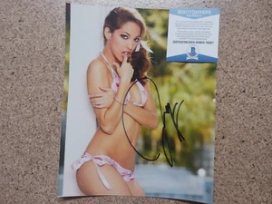 Jenna Haze Signed 8X10 Photo Beckett BAS COA Sexy AVN HOF Star Model Autograph - Picture 1 of 4