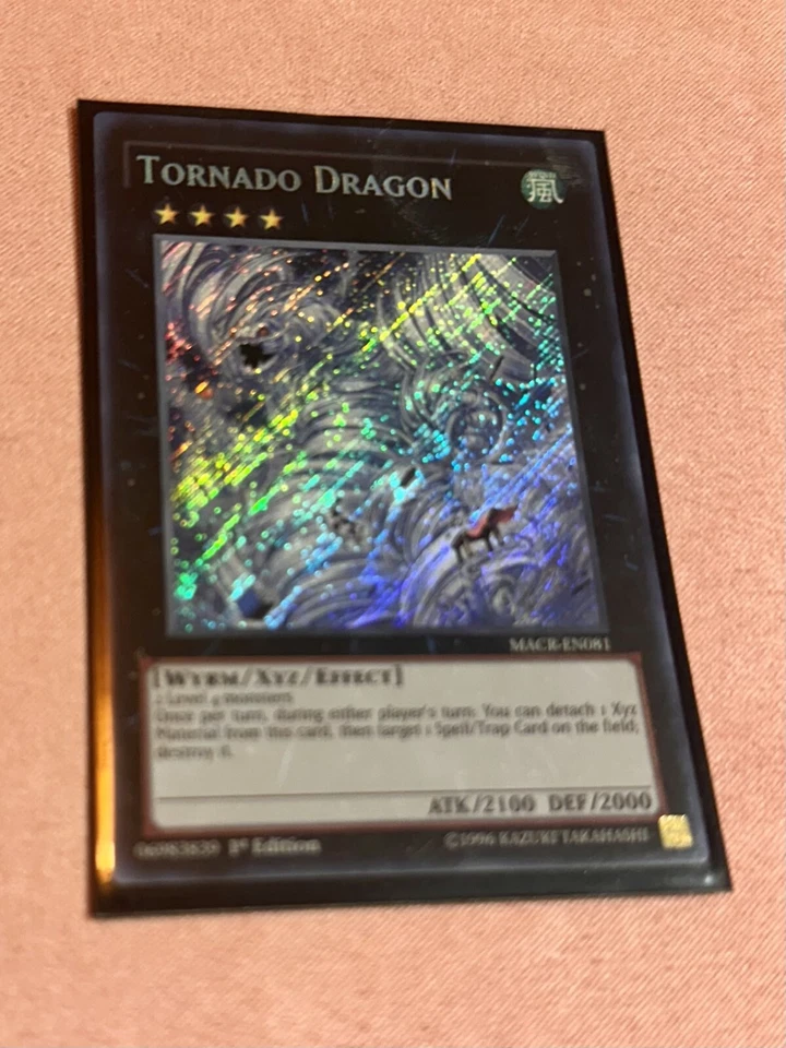Yu-Gi-Oh! Tornado Dragon MACR-EN081 Secret Rare 1st Edition Nr Mint - Image 1 of 1