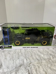 Jada Toys 2020 Jeep Gladiator Pickup Truck Black with Graphics Extra Wheels - Picture 1 of 3