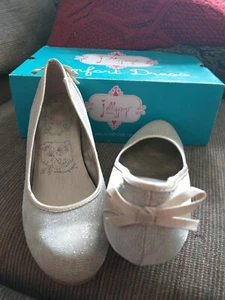Jellypop Jennnie Champagne Heel Shoe Beige Glitter 8.5 M prod 45843 - Picture 1 of 7