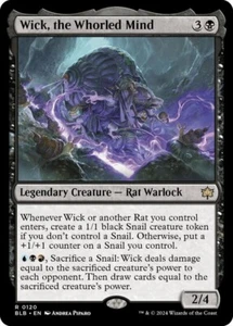 MTG: Wick, the Whorled Mind *FOIL* (Bloomburrow R#120) - Single - NM/LP - Picture 1 of 1
