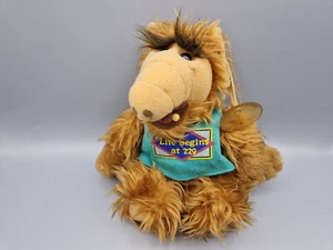 ALF Plüsch Alien Production 1988 Life begins at 229 Saugnapf Vintage 23cm - Bild 1 von 8