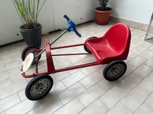 GIORDANI Coche A Pedales Go Kart ROJO Juguete Para Niños Funciona Vintage - Imagen 1 de 12