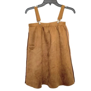 One Child Jumper Dress Size 6 Children Girls Brown Camel Gorham Sherpa Fleece - Picture 1 of 13