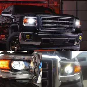 For 2014 2015 GMC Sierra 1500 6000K 9012 LED Headlight Light Bulbs Bright White - Bild 1 von 8