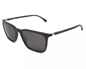 HUGO BOSS 0959/S/IT 003 M9 Sunglasses Matte Black Frame Grey PZ Lenses 56mm - Picture 1 of 4