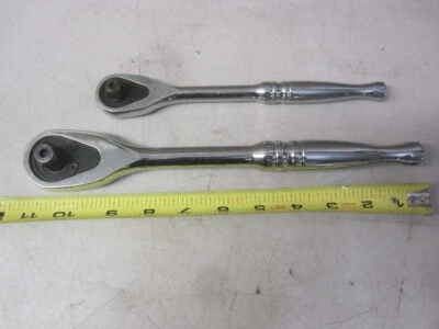 Husky 1/2 in and 3/8 in Drive Teardrop Head Ratchets -  Works Great - Image 1 of 4