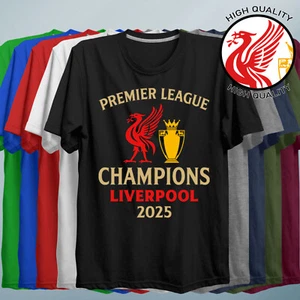 2025 LIVERPOOL Shirt Champions Top Adult Kids Sizes Souvenir ALL Colours - Picture 1 of 5