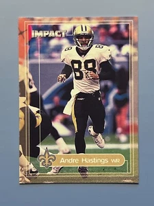 2000 IMPACT ANDRE HASTINGS #92 NEW ORLEANS SAINTS - Picture 1 of 2