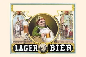 Lager Beer Mensing & Stecher Poster Print - Picture 1 of 1