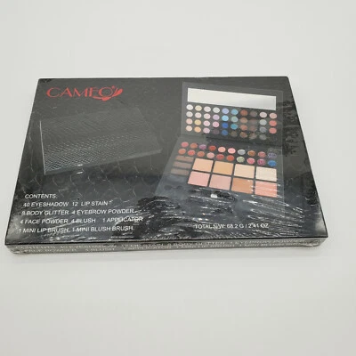 Sealed Cameo Black Leather Pattern Eyeshadow Makeup Kit - Image 1 of 4
