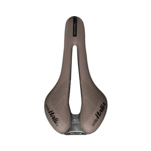 SELLE ITALIA SADDLE FLITE BOOST GRAVEL BROWN SUPERFLOW Ti316 S3 135MM 248MM NEW - Picture 1 of 8