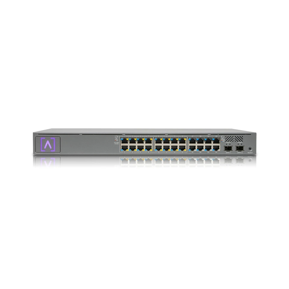 S24-POE Cloud-Managed PoE+ Switch w/ 24 Gigabit Ethernet Ports and 2 SFP+ Por... - Image 1 of 4