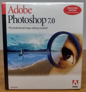 Adobe Photoshop 7.0 Education Version - Brand New Sealed - Picture 1 of 6