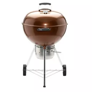 Weber Charcoal Grill Original Kettle Premium Copper Built In Thermometer 22 Inch - Picture 1 of 12