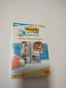3M/Post-It Sticky 4'' x 6'' Matte Ink Jet Photo/Picture Paper 25 sheets New - Picture 1 of 7