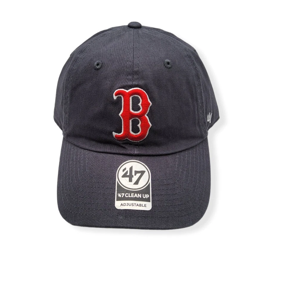 MLB Boston Red Sox Baseball Cap Cleanup Vintage Logo 889313351074