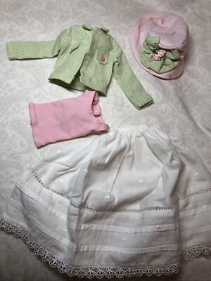 16-17” Artist Made MSD Mini Dollfie BJD Sized Doll Lace Skirt Jacket & Hat I38 - Image 1 of 4