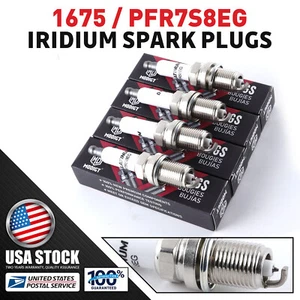 4Pcs 06H905601A PFR7S8EG 1675 Spark Plugs for Audi A4 A5 VW Passat Golf EOS GTI - Picture 1 of 15