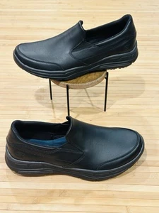 Skechers Black Glides Calculous Slipper Halbschuh Herren Größe 11 leicht gebraucht, in einwandfreiem Zustand - Bild 1 von 11