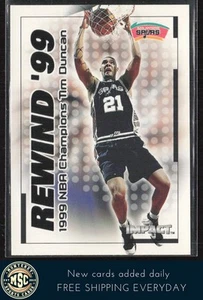 Tim Duncan 1999-00 SkyBox Impact Rewind '99 #8 RN San Antonio Spurs - Imagen 1 de 2