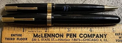 Juego de pluma estilográfica Waterman Emblem de gran tamaño en negro - 14k Flex plumín mediano (*) Foto 1 de 4