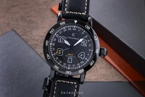 Chronoswiss Timemaster 44 acero inoxidable cuerda manual reloj para hombres Ref. Caja CH2535 - Imagen 1 de 13