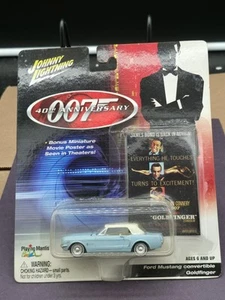 Johnny Lightning James Bond 007 40th anniversary light blue Mustang convertible - Picture 1 of 2
