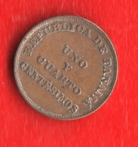 PANAMA  UNO Y CUARTO CENETSIMS 1940 - Picture 1 of 2