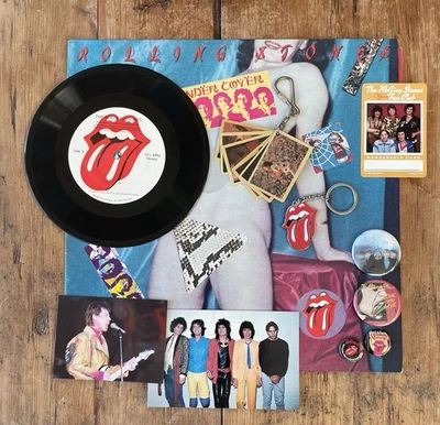 Rolling Stones Bundle- Undercover Album, Fan Club Items + C Watts drumsticks - Image 1 of 4