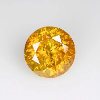 3,33 quilates Grand look redondo 8,1 mm 100 % natural naranja amarillento ¡Esfalerita España! Foto 1 de 4