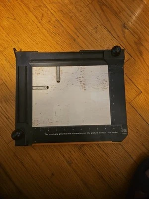 Caballete de ampliación ajustable Leitz Wetzlar Leica marco de metal con base de madera 9x11 #2 Foto 1 de 3